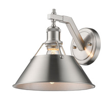  3306-1W PW-PW - Orwell PW 1 Light Wall Sconce in Pewter with Pewter shade